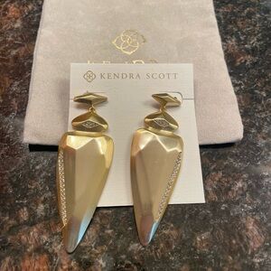 Kendra Scott Gold Geometric Earrings